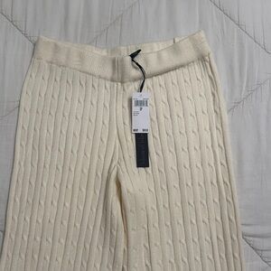 House of Harlow 1960 Cream Cropped Pants